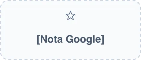 Troque pela sua nota no Google